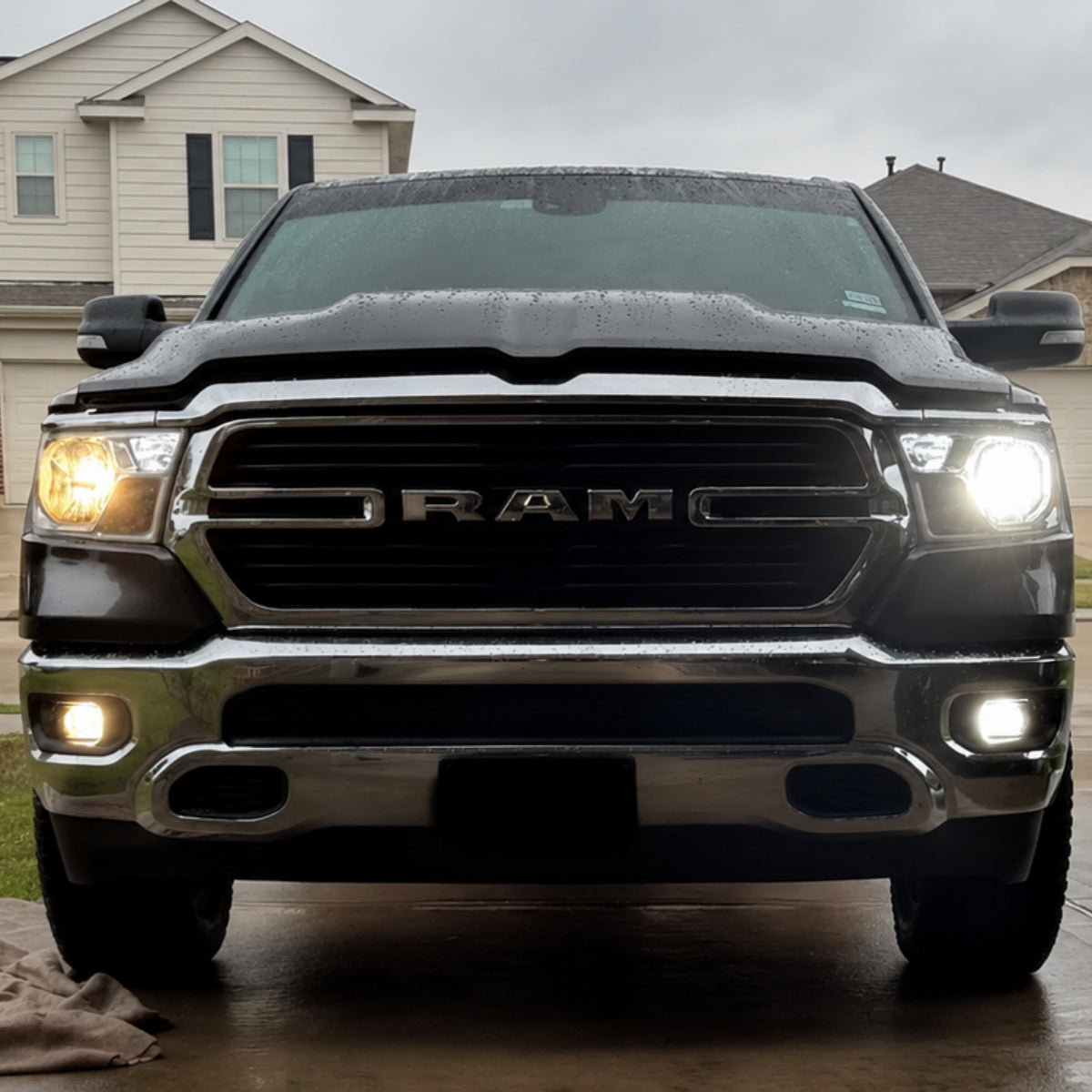 2019-2024 Ram 1500 H11 low beam and fog lights brightness comparision