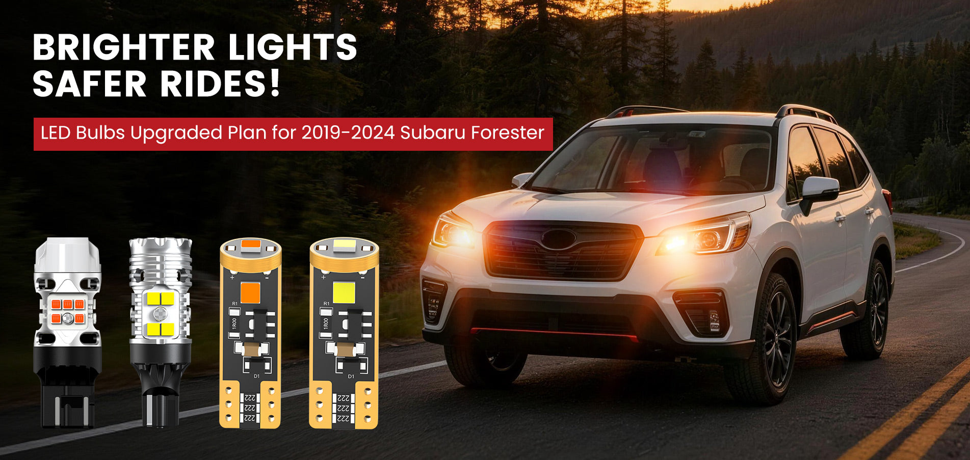 Lasfit LED Bulbs for 2019-2024 Subaru Forester