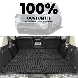 2017-2024 Nissan Armada Custom Seatback & Cargo Mats Custom Fit