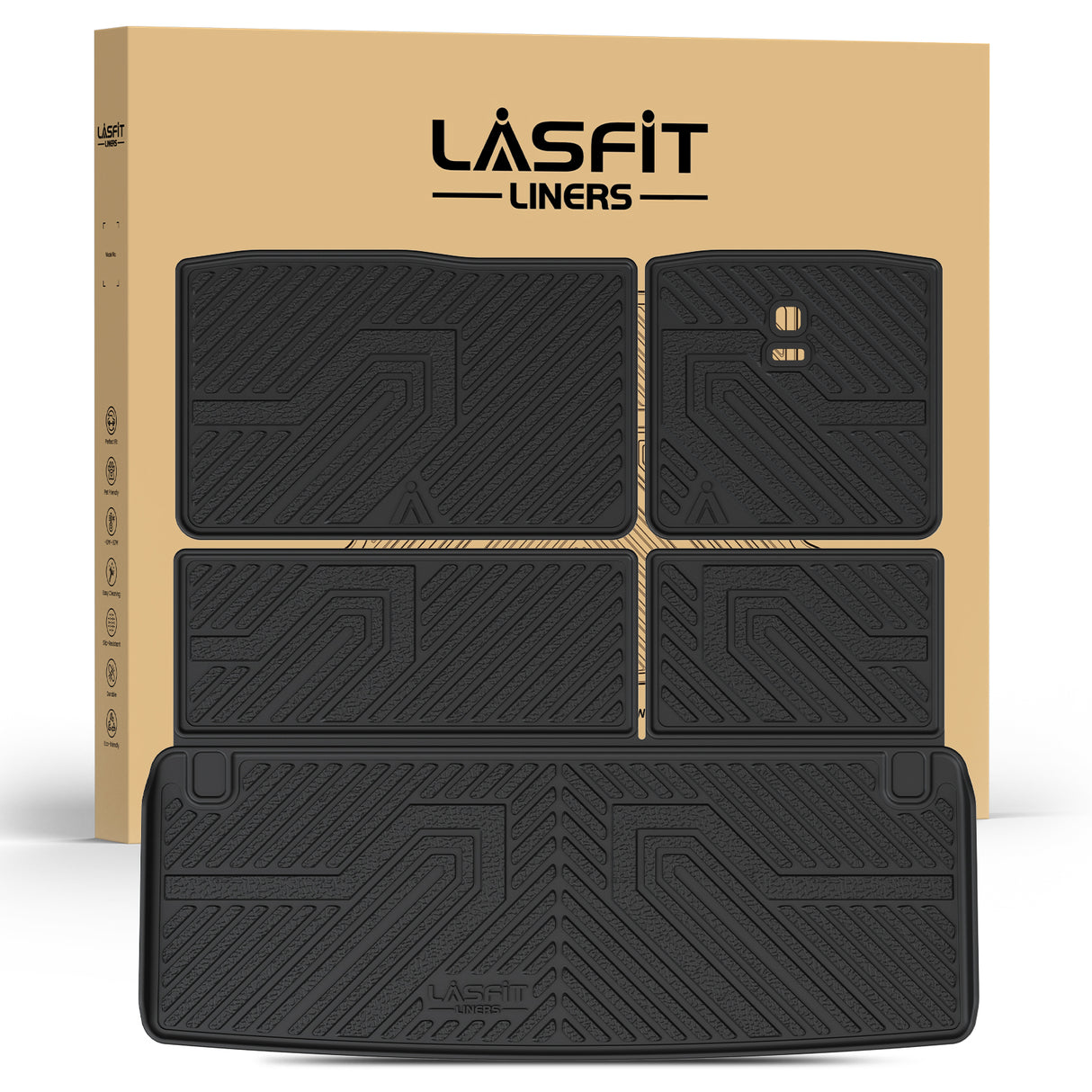 2019-2024 Nissan Armada Cargo Seatback Mats
