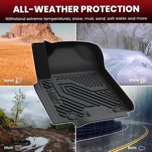 2019-2024 Nissan Armada Floor Mats All Weather Protection