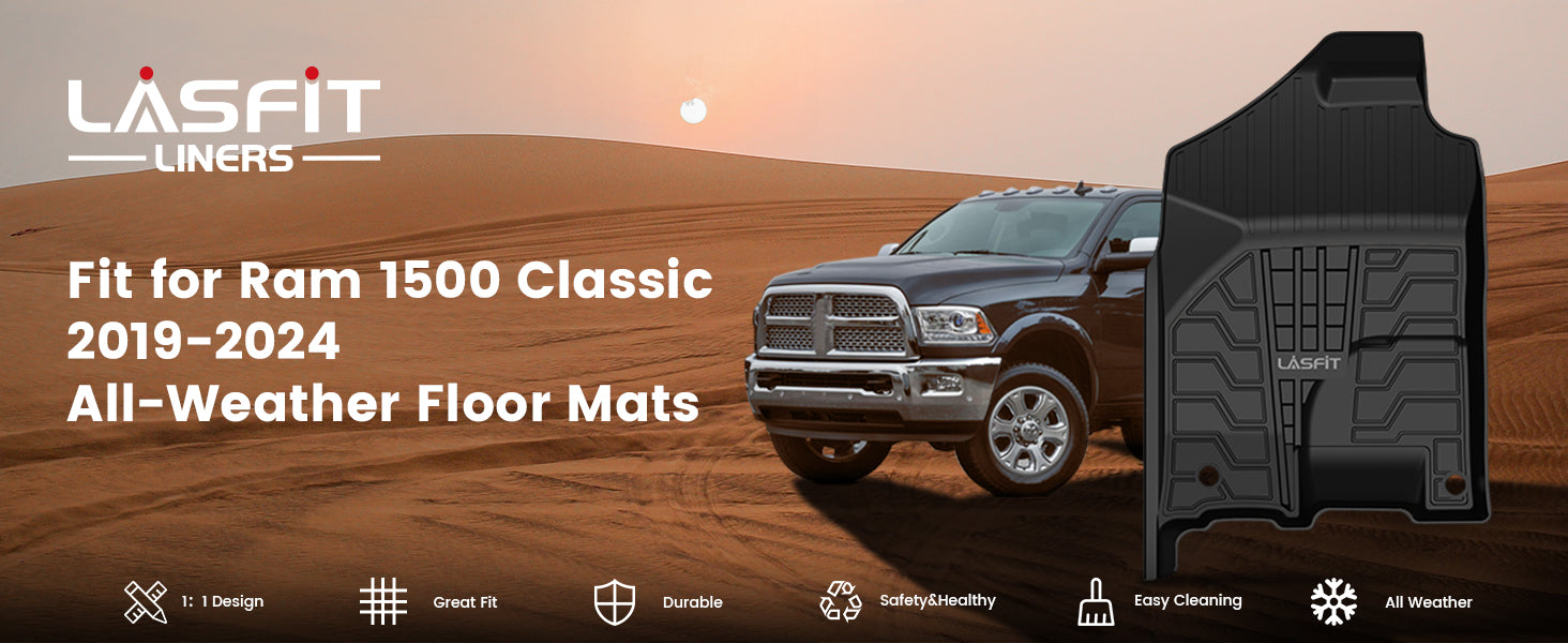 Dodge Ram 1500 Classic Floor Mats 2019-2024
