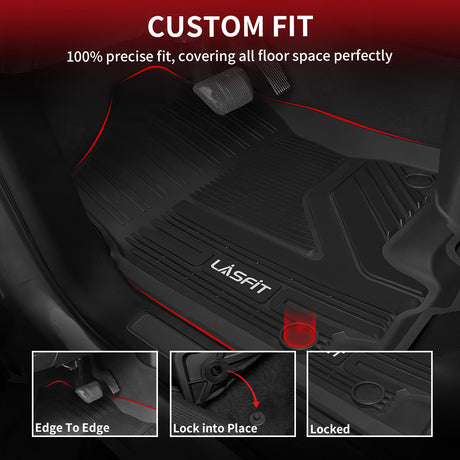2019-2024 Ram 1500 1st Row Floor Mats Custom Fit