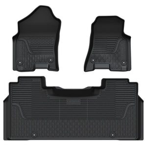 2019-2024 Ram 1500 1st & 2nd Floor Mats Fit Bucket Seat & Storage & Carpet Floor
