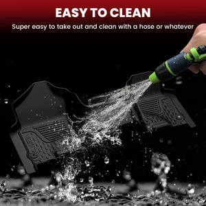 2019-2024 Ram 1500 Floor Mats Crew Cab Without Storage Fit Bench Seat Easy to Clean