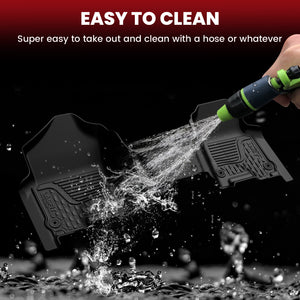 2019-2024 Ram 1500 Floor Mats Crew Cab With Storage Fit Bench Seat Easy to Clean