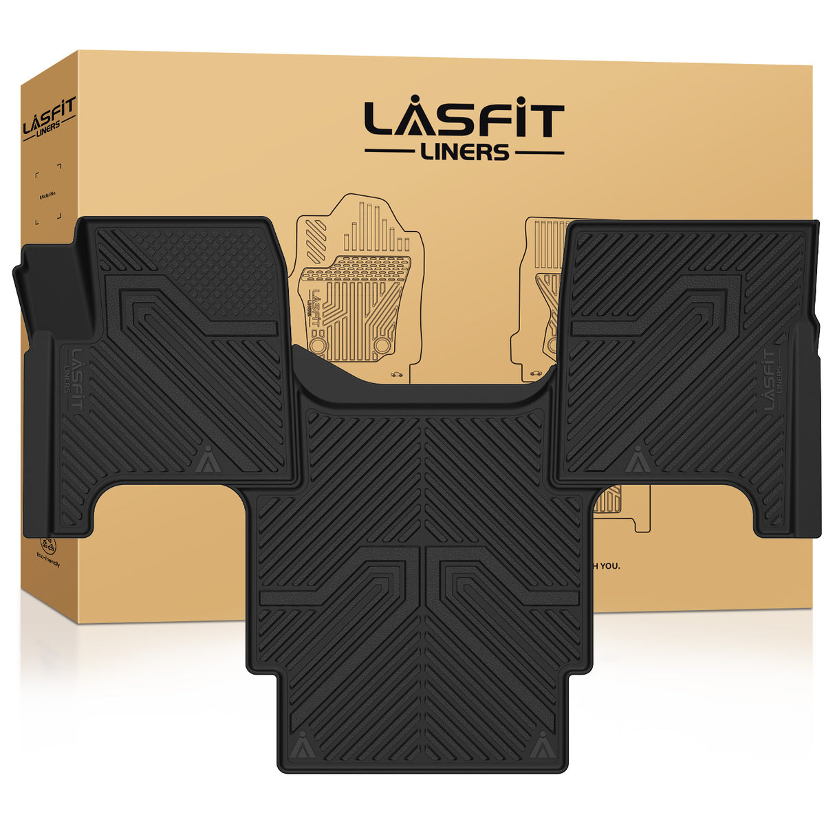 Fit for 2019-2024 Volvo VNL 1st Row Floor Mats
