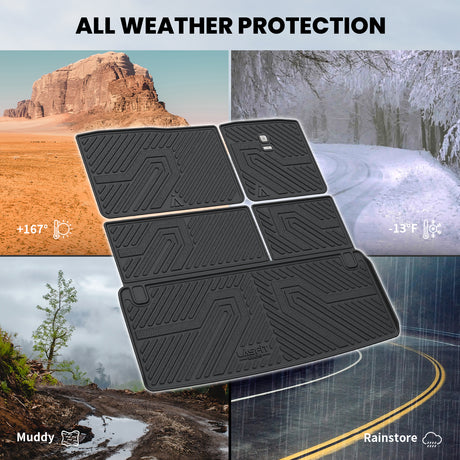 2019-2024 Infiniti QX80 Cargo Seatback Mats All Weather