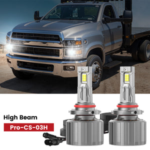 Lasfit 9005 led high beam fit for 2019-2025 Chevrolet Silverado 4500 5500 6500