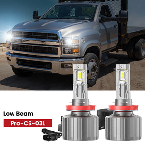 Lasfit H11 led low beam fit for 2019-2025 Chevrolet Silverado 4500 5500 6500