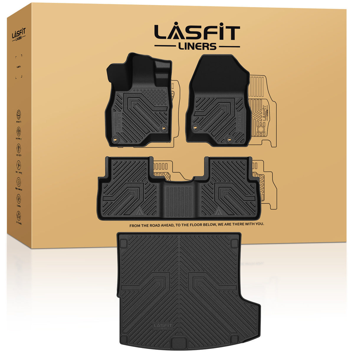 Fit for 2019-2025 Acura RDX All-weather Floor Mats & Cargo Mat