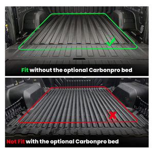Fit for 2019-2025 Chevrolet Silverado 1500 Short Box(69.92") 5.8FT Truck Bed Mat / Tailgate Mat