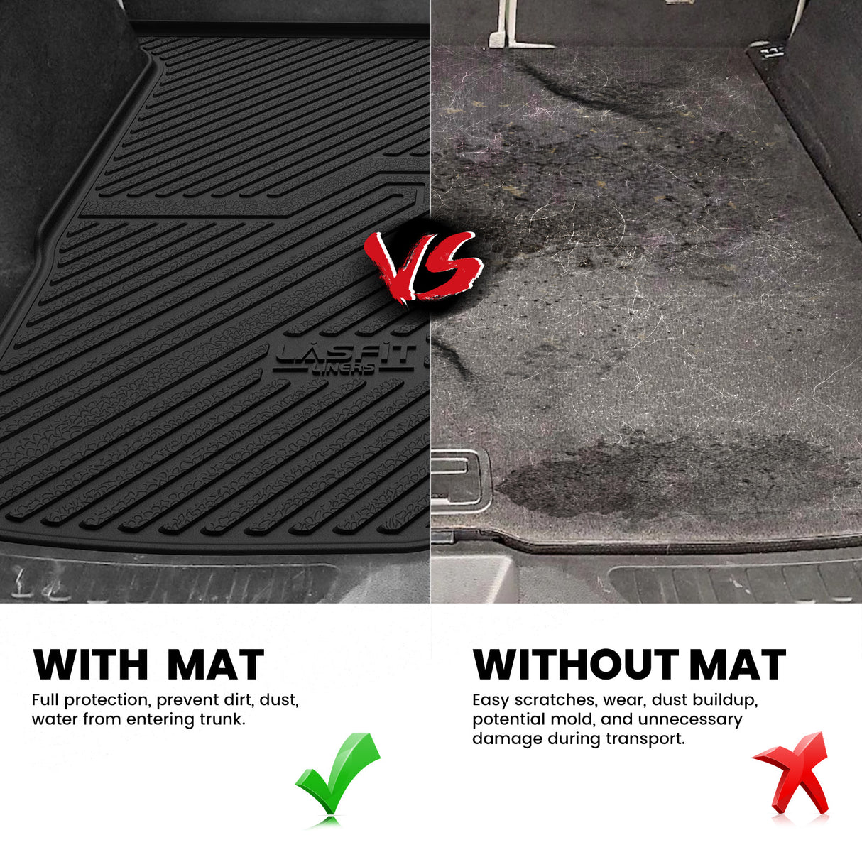 Fit for 2019-2025 Honda Passport Floor Mats / Cargo Mat