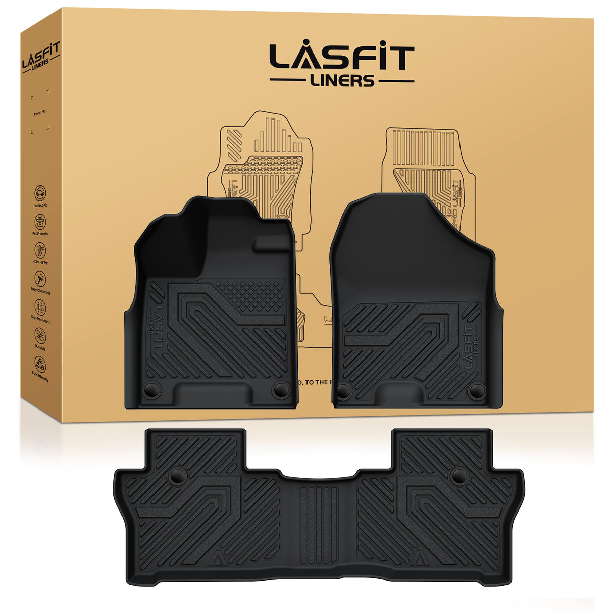 Fit for 2019-2025 Honda Passport Floor Mats & Cargo Mat