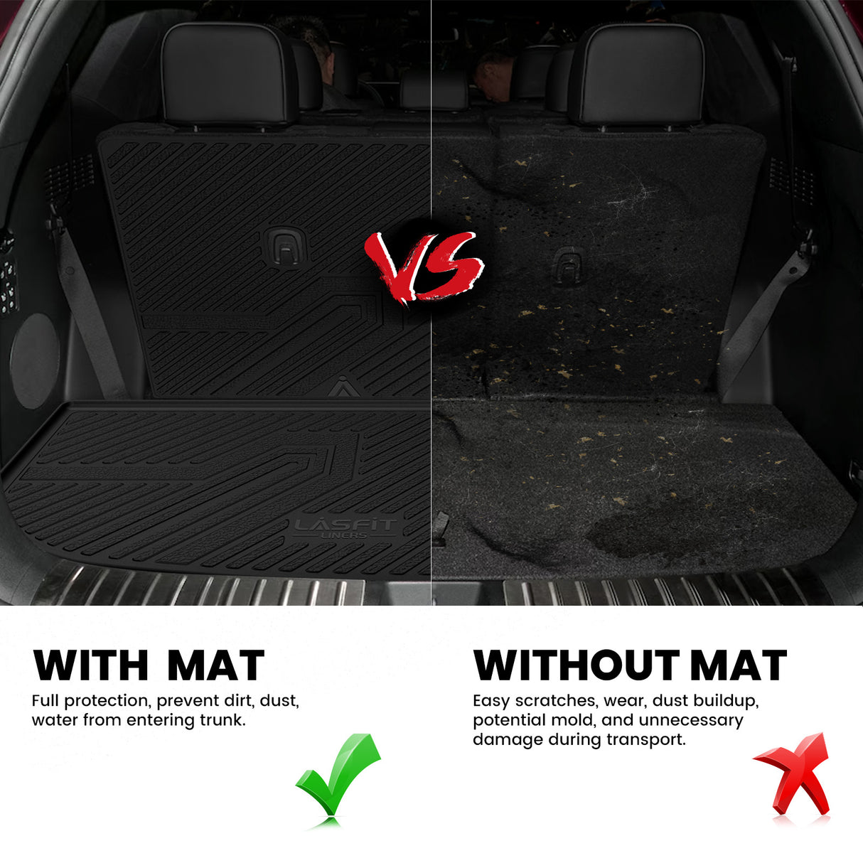 Fit for 2020-2025 Hyundai Palisade Custom Floor Mats / Cargo / Seatback Mat