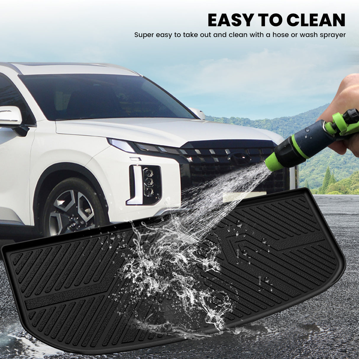 Fit for 2020-2025 Hyundai Palisade Custom Floor Mats / Cargo / Seatback Mat