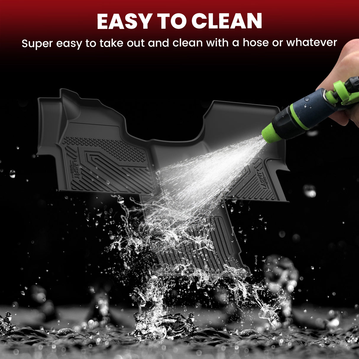 Fit for 2019-2025 Mercedes Benz Sprinter 1st Row Mat Easy to Clean