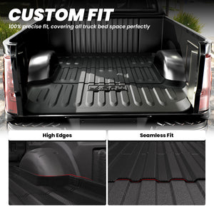 Dodge Ram 1500 Truck Long Bed Mats Custom Fit Design