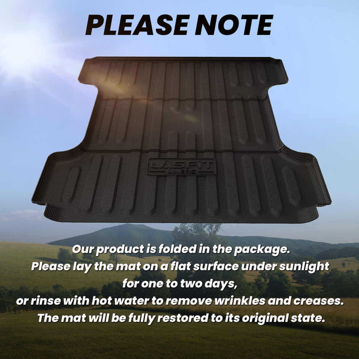 Dodge Ram 1500 2019-2025 Bed Mats After Delivery Notes