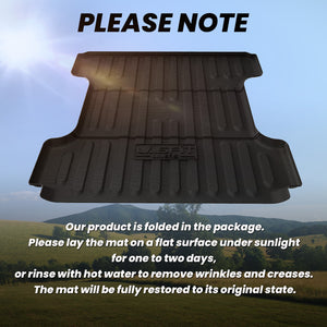 Dodge Ram 1500 2019-2025 Bed Mats After Delivery Notes