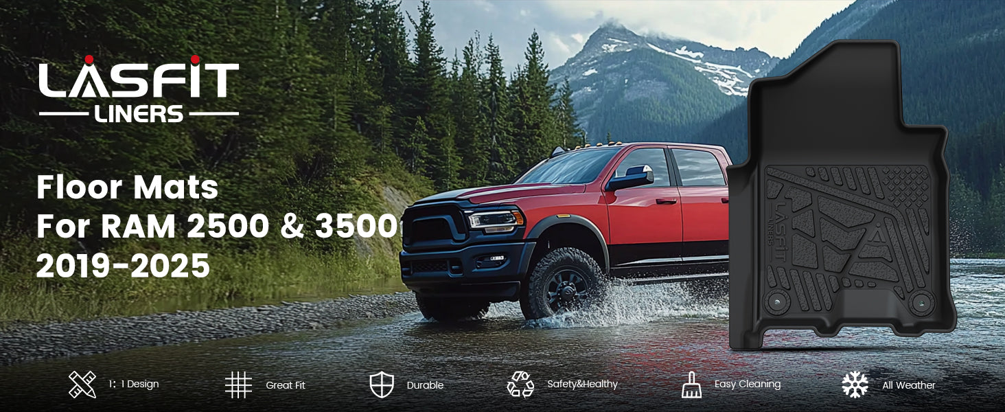 2019-2024 Ram 2500 3500 Floor Mats Family Times