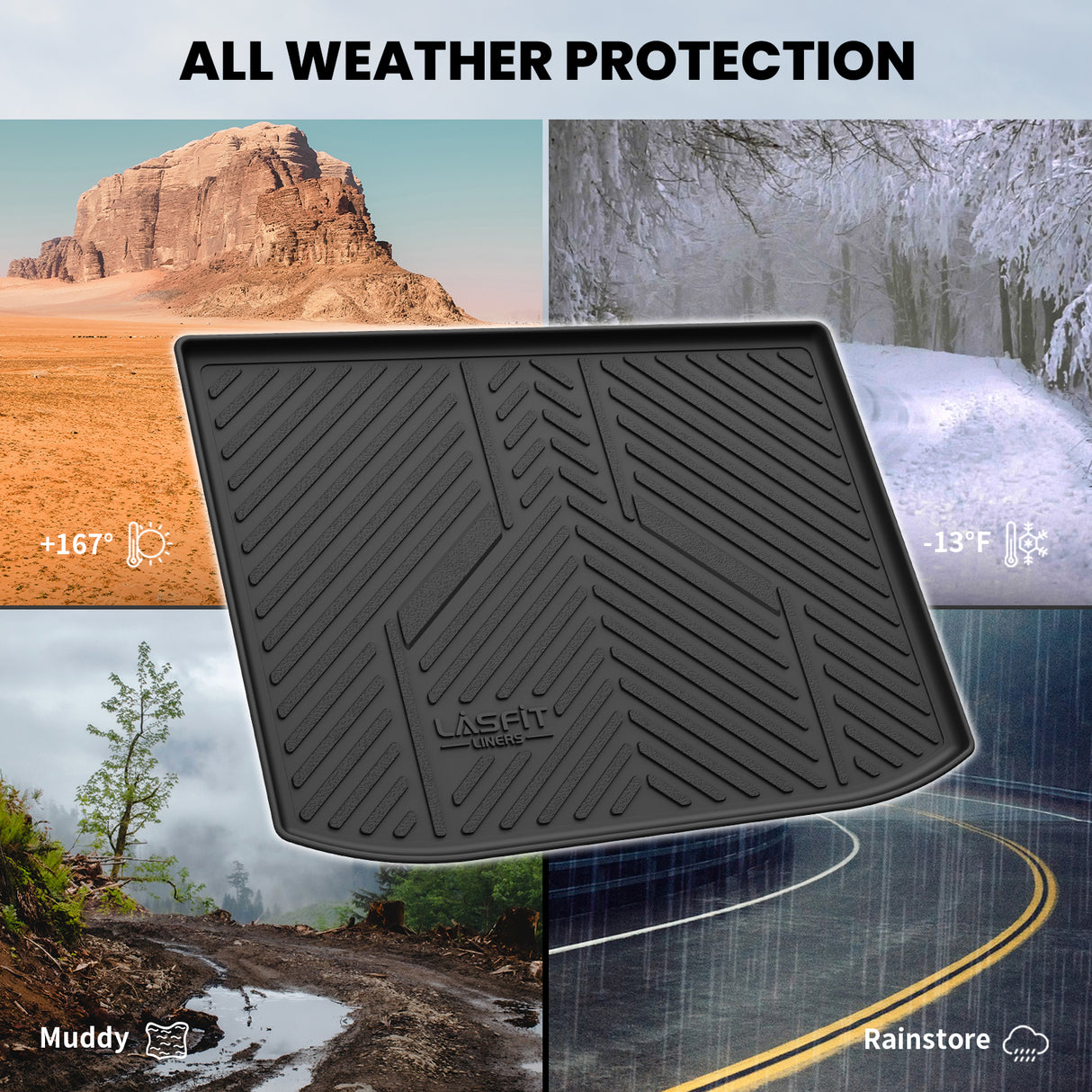 2019-2025 Toyota Corolla Hatchback Cargo Mat All Weather