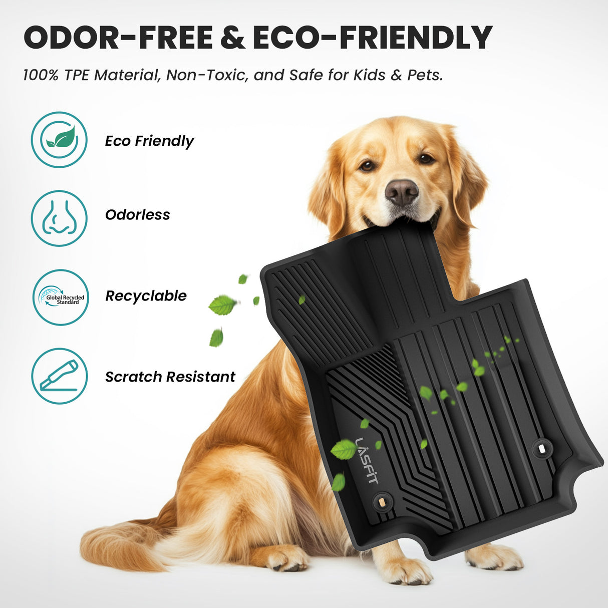 Fit for 2019-2025 Toyota RAV4 All-weather TPE Floor Mats & Cargo Mat