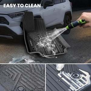 Fit for 2019-2025 Toyota RAV4 All-weather TPE Floor Mats & Cargo Mat
