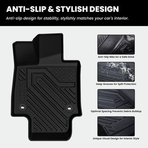 Fit for 2019-2025 Toyota RAV4 All-weather TPE Floor Mats & Cargo Mat