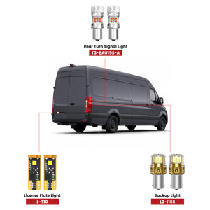 Lasfit led bulbs for 2019-2026 Mercedes-Benz Sprinter 1500/2500/3500/4500