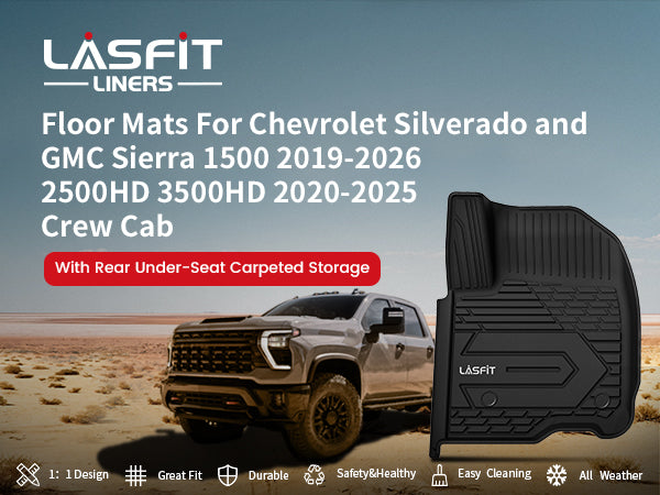 2019-2026 Chevrolet Silverado 1500 floor mats