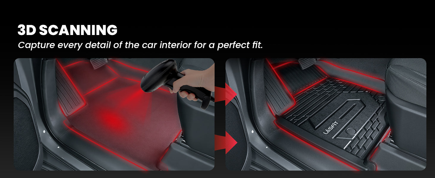 3D Scanning Process on 2019-2026 Chevrolet Silverado 1500 Floor Mats