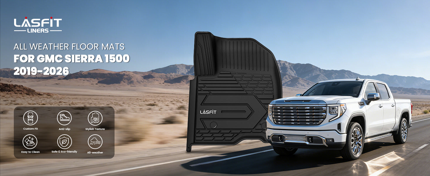 2019-2026 GMC Sierra 1500 floor mats