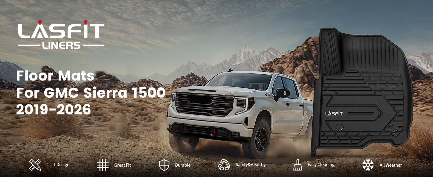 2019-2026 GMC Sierra 1500 Floor Mats