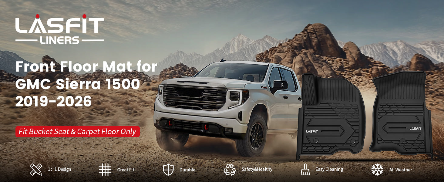 2019-2026 GMC Sierra 1500 Custom Floor Mats