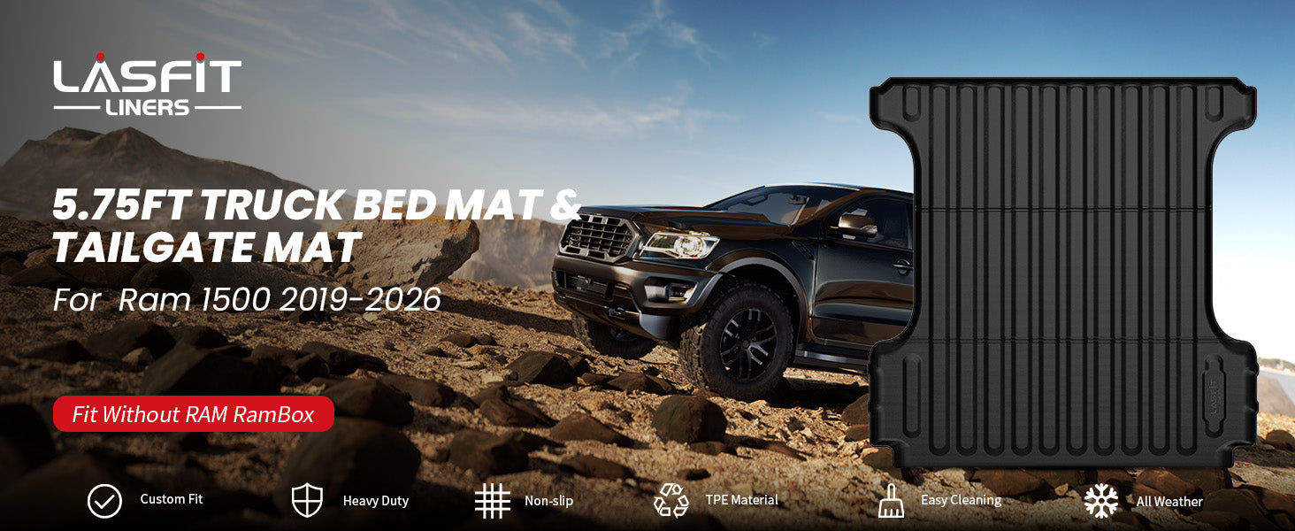 2019-2025 Ram 1500 Bed Mat & Tailgate Mat