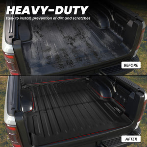 Fit for 2019-2026 Ram 1500 Truck Bed Mat & Tailgate Mat, Fit without RAM RamBox, Not Fit Drop-in liners