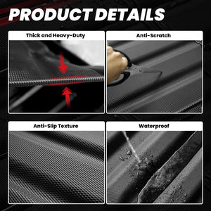 Fit for 2019-2026 Ram 1500 Truck Bed Mat & Tailgate Mat, Fit without RAM RamBox, Not Fit Drop-in liners