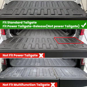 2019-2026 Ram 1500 Truck Tailgate Mat Fit Standard Tailgate Fit Power Tailgate-Release