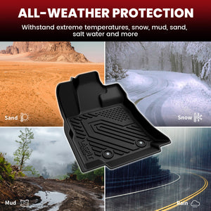 2019-2026 Subaru Ascent Floor Mats All Weather Protection