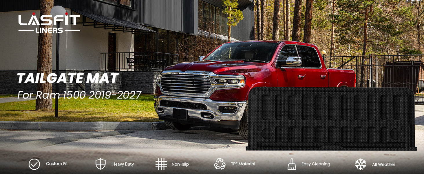 2019-2025 Ram 1500 tailgate mats