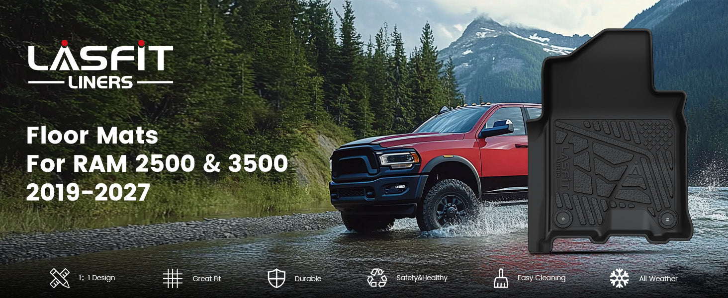 2019-2027 Ram 2500 3500 Floor Mats Family Times