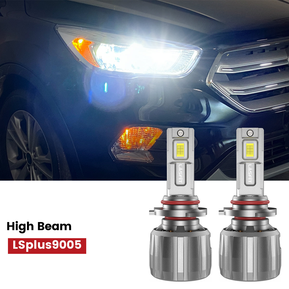 Lasfit 9005 led high beam for 2019 Ford Escape