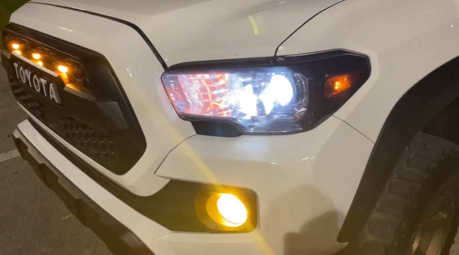 Lasfit H11 led headlight low beam bulbs for 2019 Toyota Tacoma