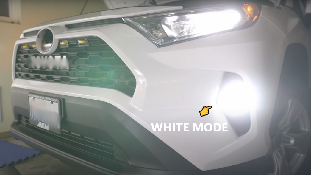 Lasfit switchback white fog lights for Toyota RAV4