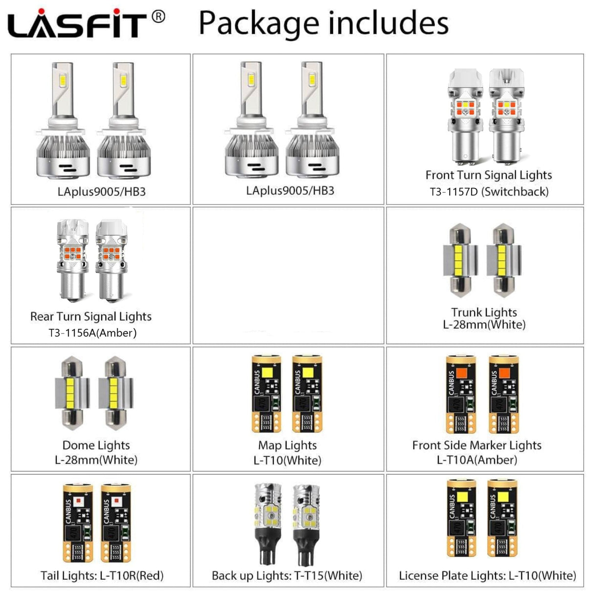 Combo-Package-LED-Bulbs-Fit-For-2020-2021-Kia-Forte-with-9005-low-beam