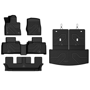 Fit for 2020-2021 Ford Explorer Floor Mats & Seatback & Cargo Mats 6 Seats