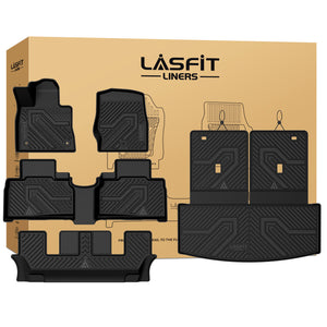 Fit for 2020-2021 Ford Explorer Floor Mats & Seatback & Cargo Mats 6 Seats