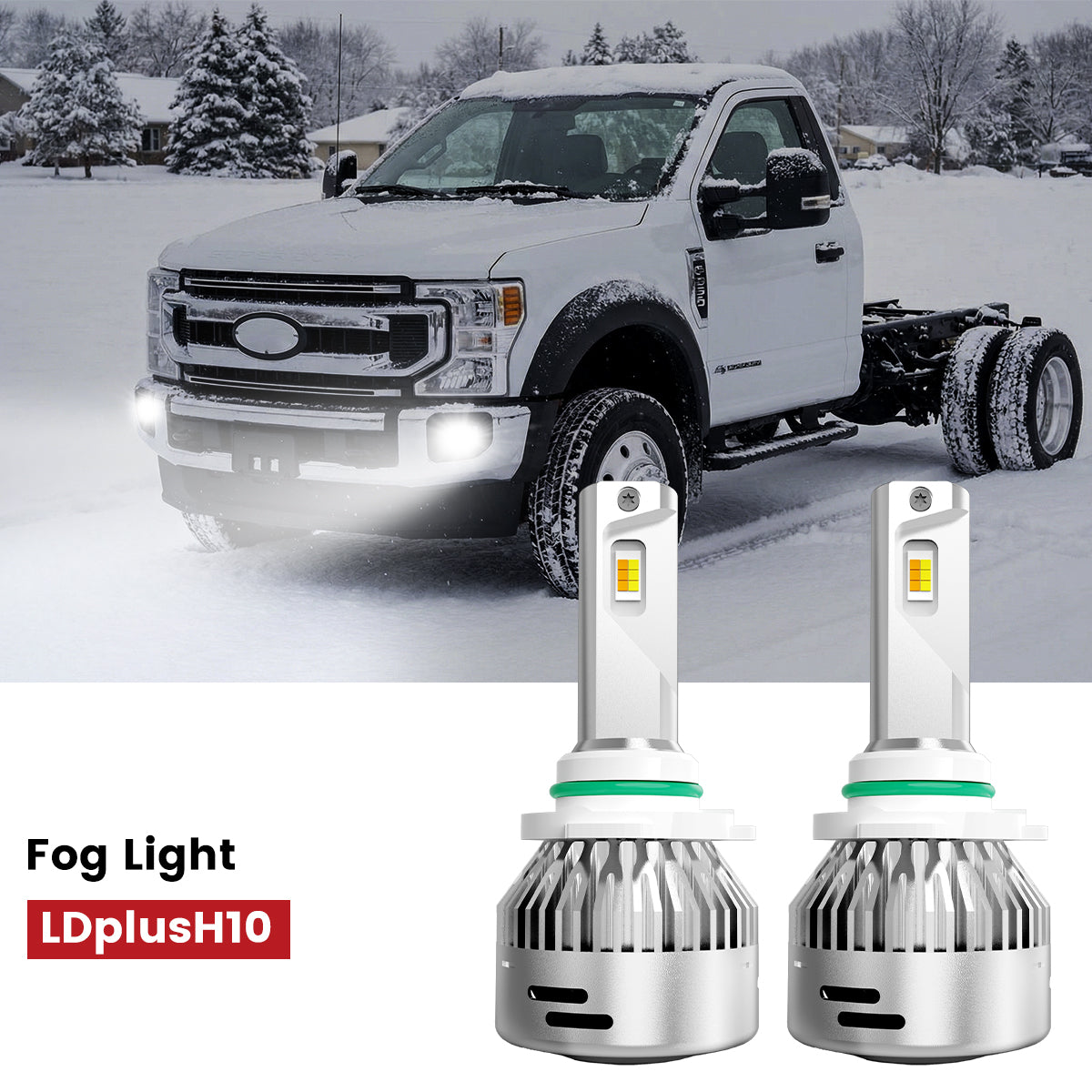 Fit for 2020-2022 Ford Chassis Cab F-350/450/550 The Brightest LED Bulbs Upgrade