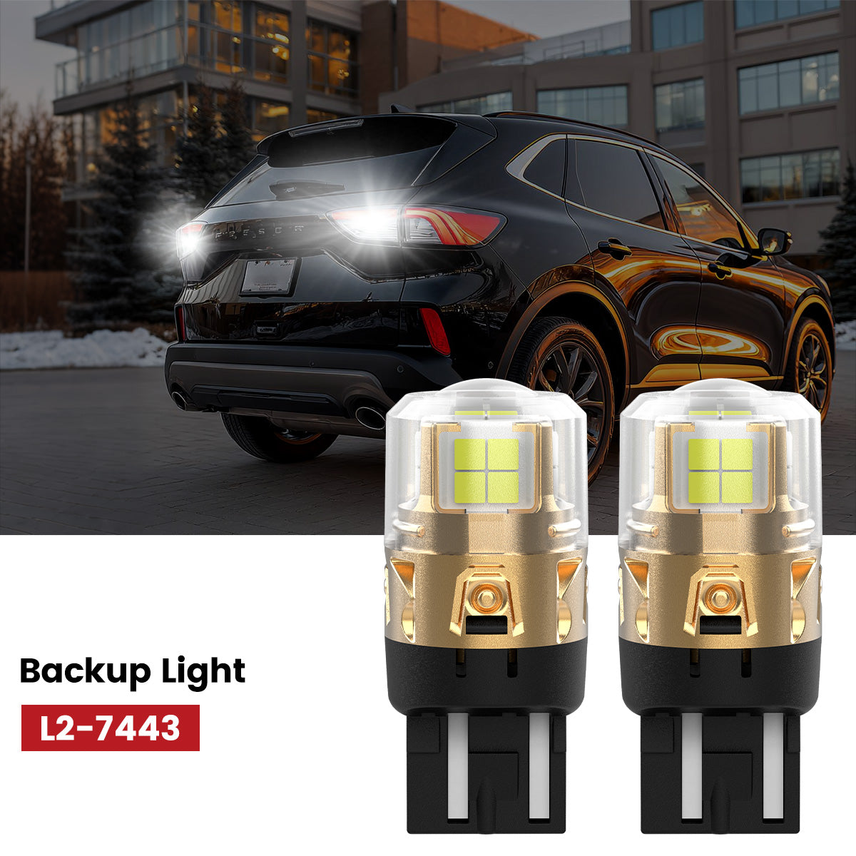 Lasfit 7443 led backup light for 2020-2022 Ford Escape